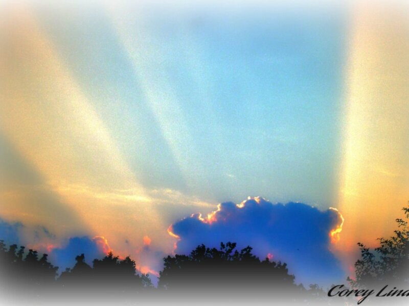 Suns last rays