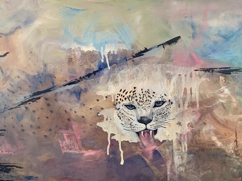 Big Cats World abstract art