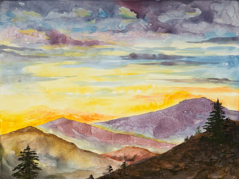 Blue Ridge Yellow Sky