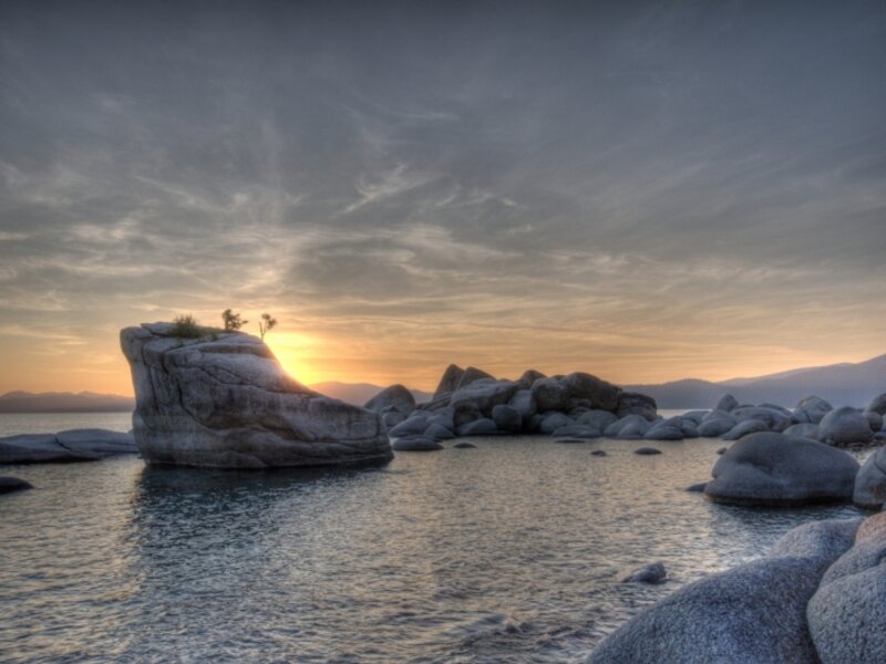 Sunset at Bonzai Rock 