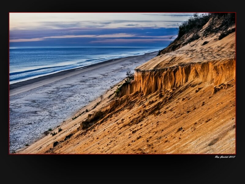 Sandy cliff at Cape Cod