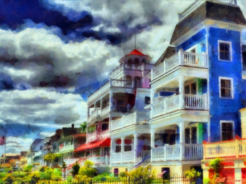 Cape May beach front homes