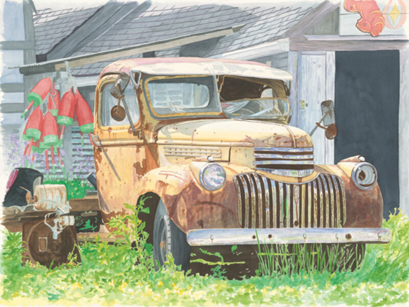 In Dry Dock (Cape Porpoise)