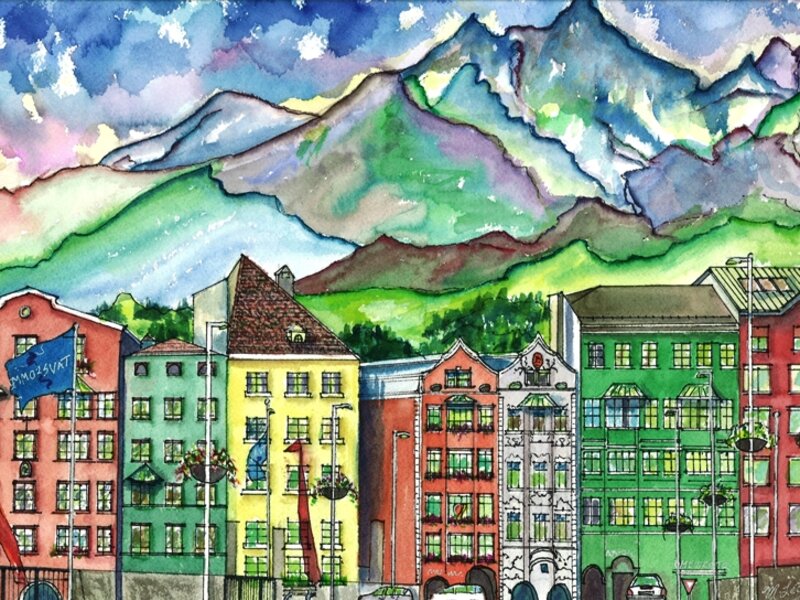 Cloudy Day in Innsbruck