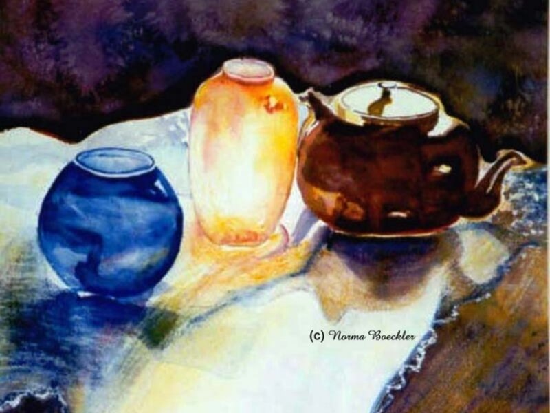 Cobalt Quzel and Tea