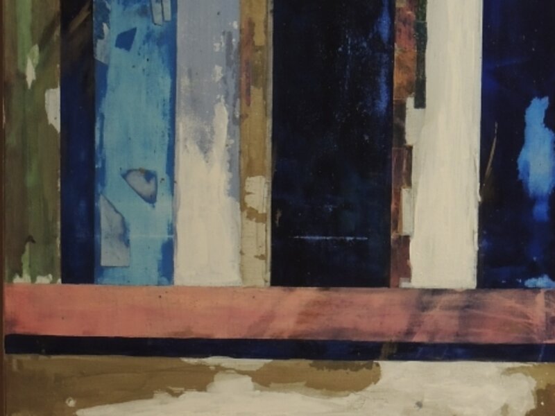 Composition in Blue and Gold by Elizabet Ann McNally 2015