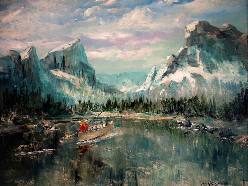  The Fisherman 11x14 Acrylic 