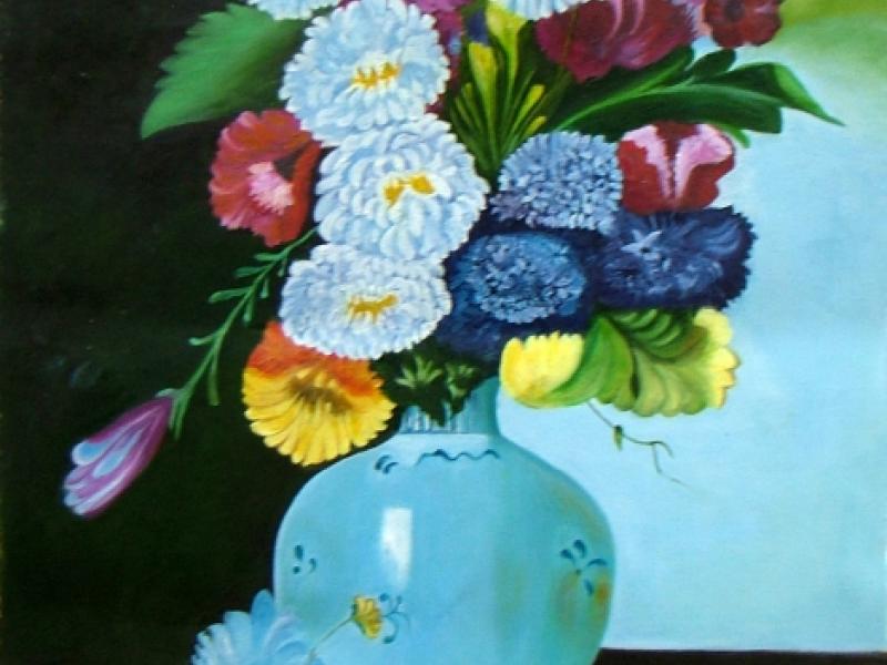 Floral Painting, Flower Painting, Nature painting, Still Life Painting