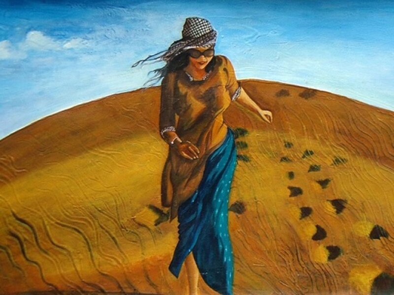 Portrait Painting, Original Portrait, Acrylic on Canvas