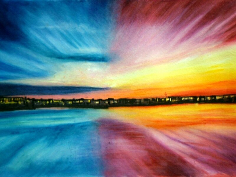 Divine Painting, Original Water Color Painting, 100% handcrafted