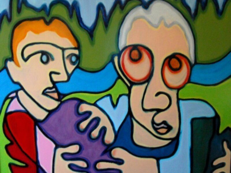 Benjamin and his Grandfather.