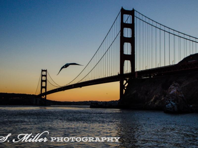 Golden Gate Bridge at Sunset