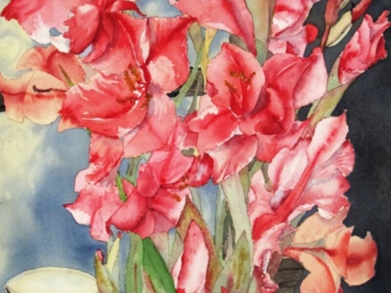 The Pink Gladiolus