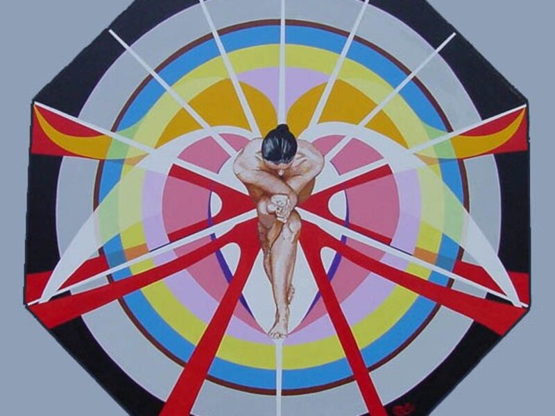 The Eagle- Yoga pose