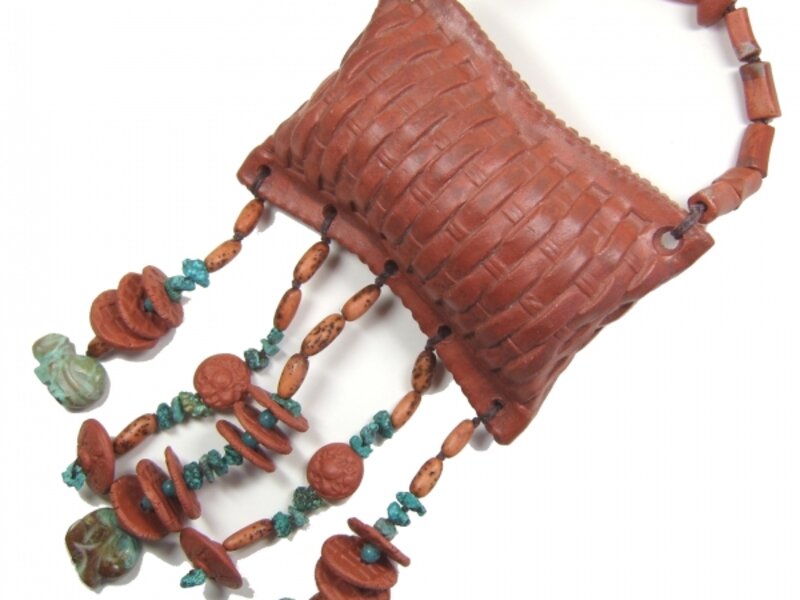 BH 187 FAUNA Clay Basketweave Rattle