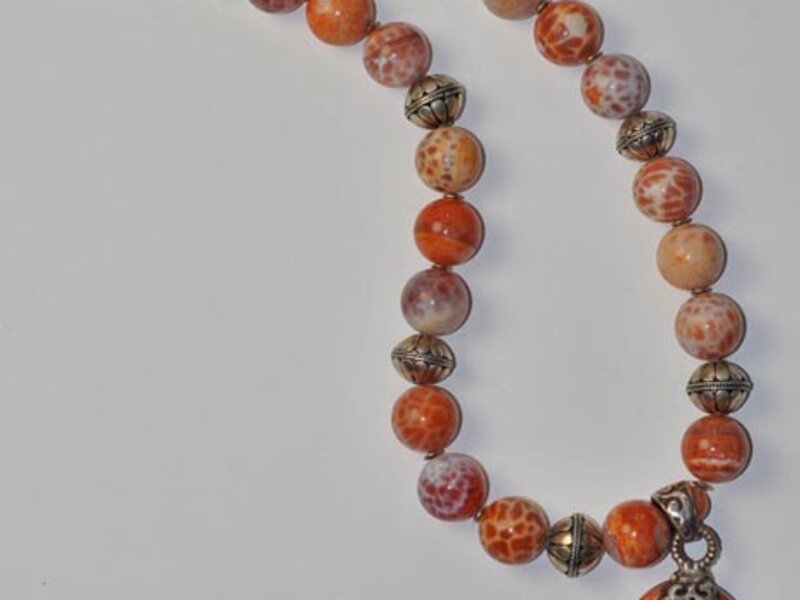 Fire Agate Necklace