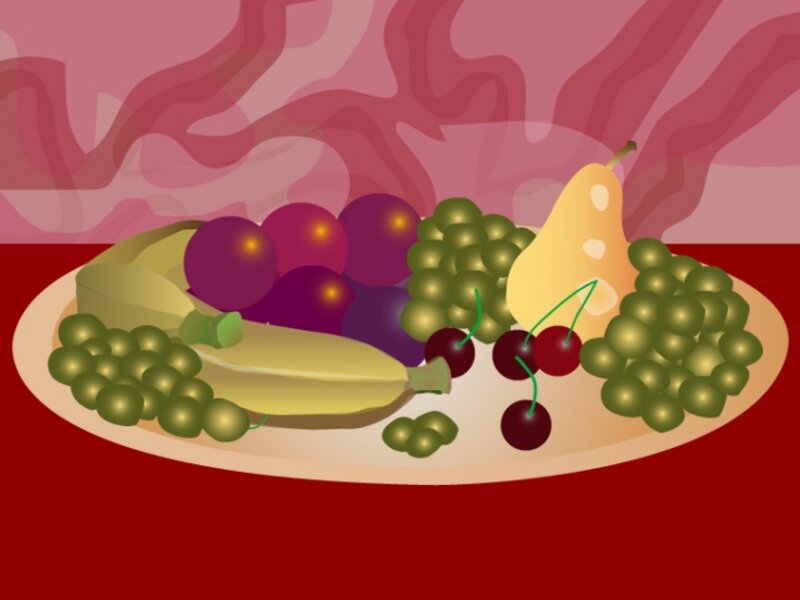 Fruit on Plate