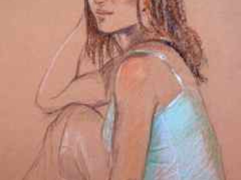 Girl in Turquoise 