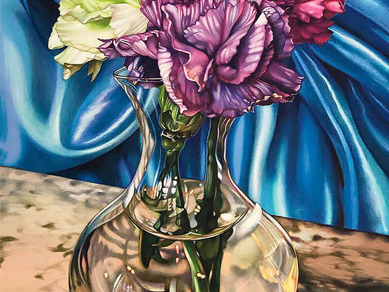 Harmony, 20 x 25," colored pencil