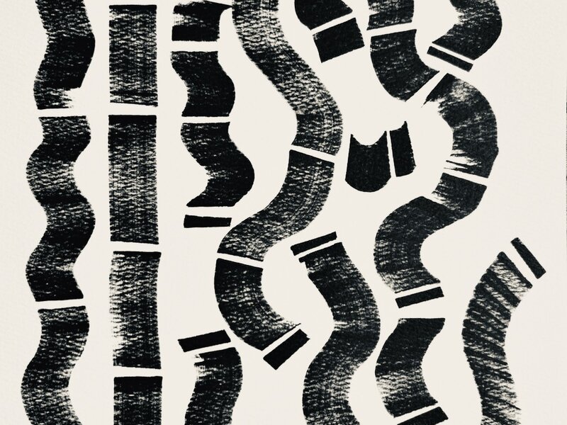 Painting with marker, June 2025.