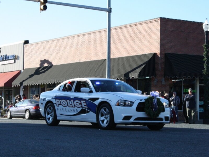 Christmas parade Police 