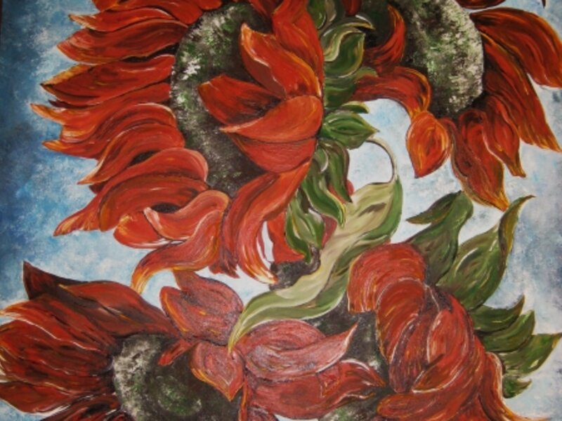"Sunflowers in Bloom"