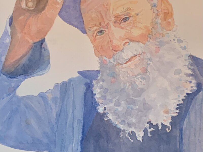 Captured an old fisherman tipping his hat at Bodega Bay, CA