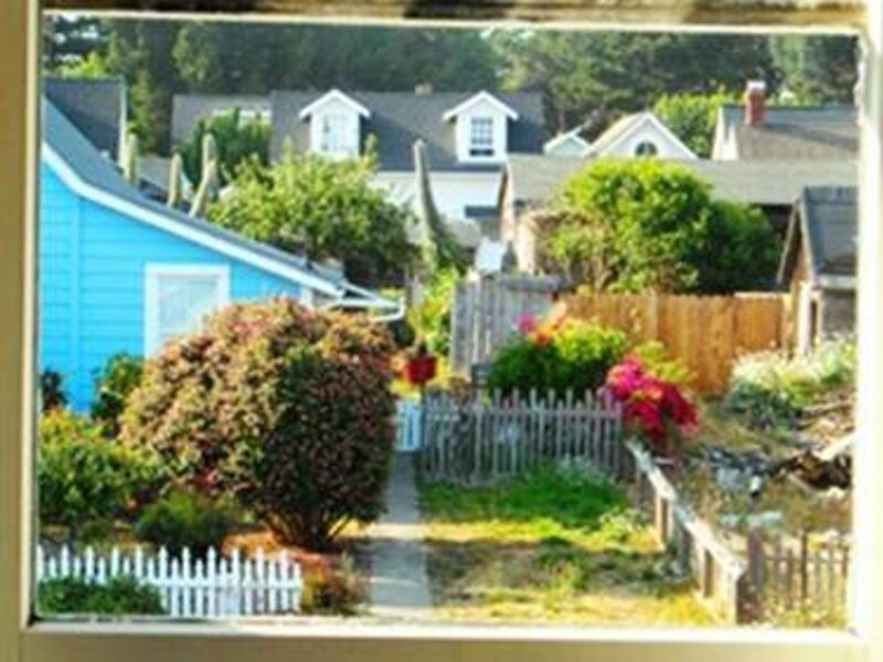 Mendocino through the window