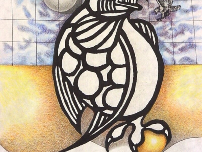 Iron Eagle print (monoprint)