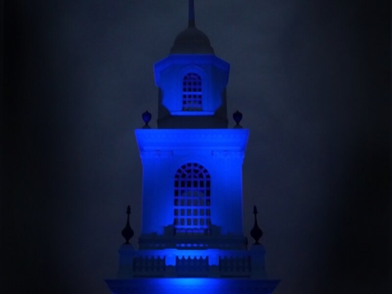 DLEM Legislative Hall at night