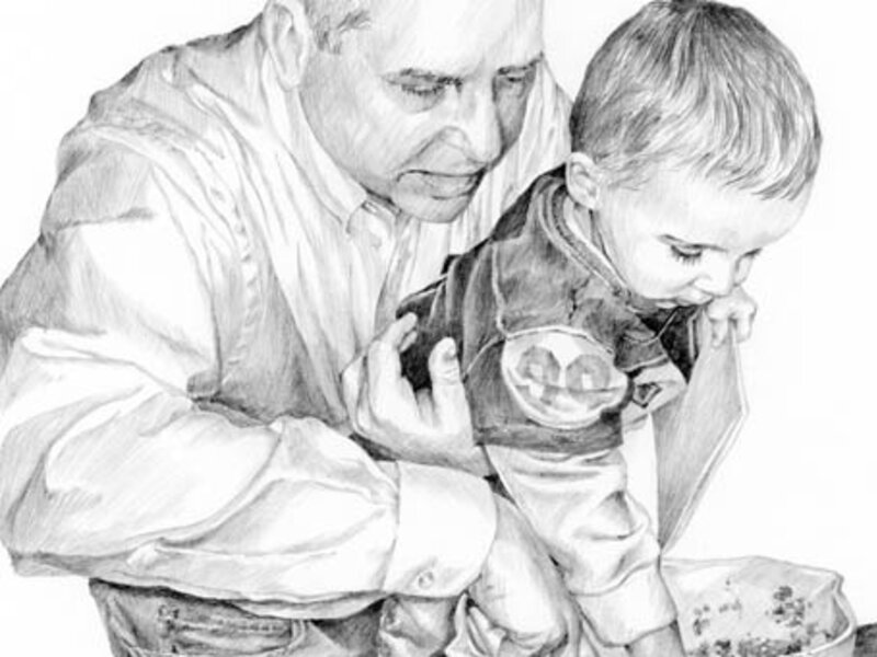 Licking The Bowl With GrandDad