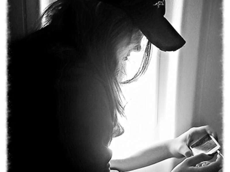 Airplane, travel, electronics, girl, silouhette