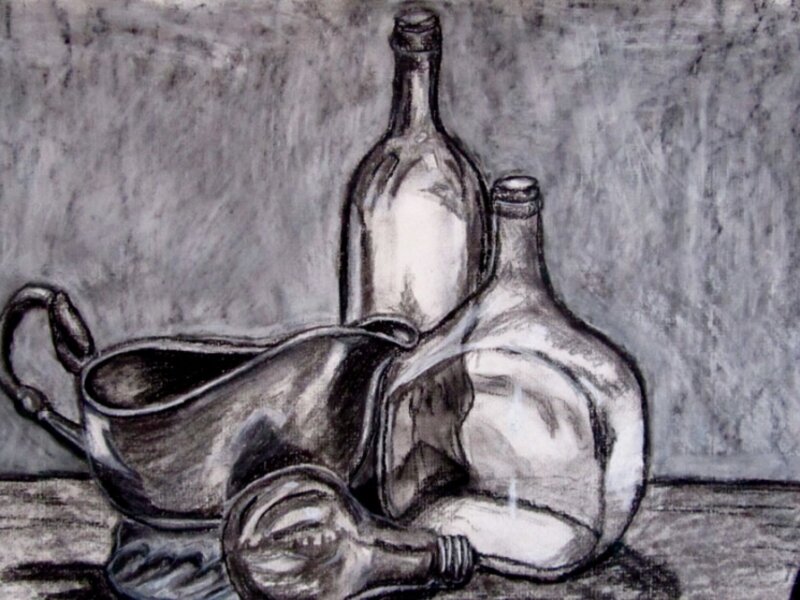 Charcoal Still Life