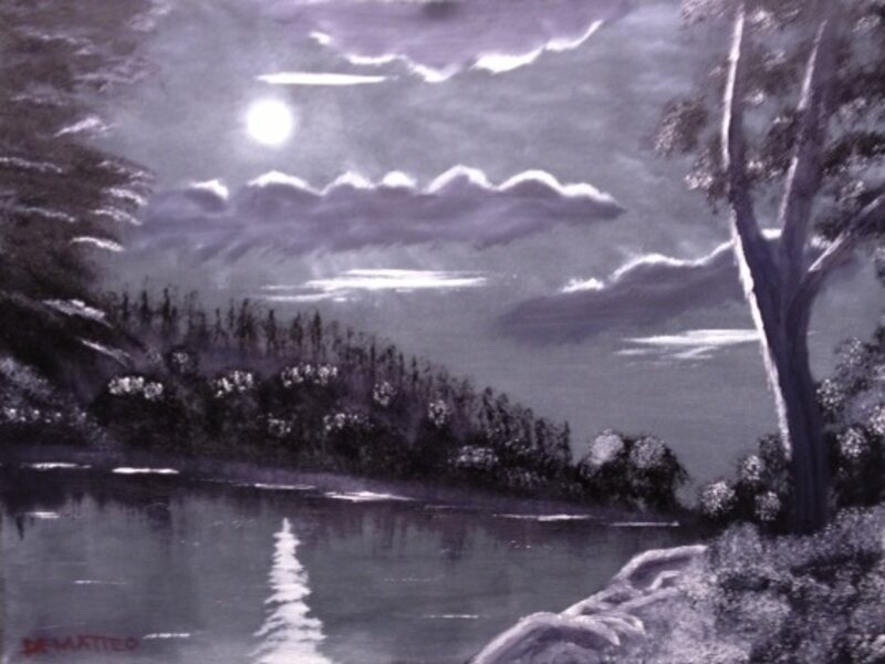 Moonlit Lake