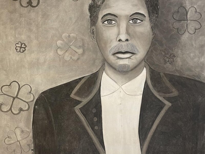 Charcoal drawing of The Honorable Samuel N. Nuckles, SC House of Representatives Member from 1868-1872 (My Great-Great-Great-Grandfather) by Toya Bonita Wallace.  