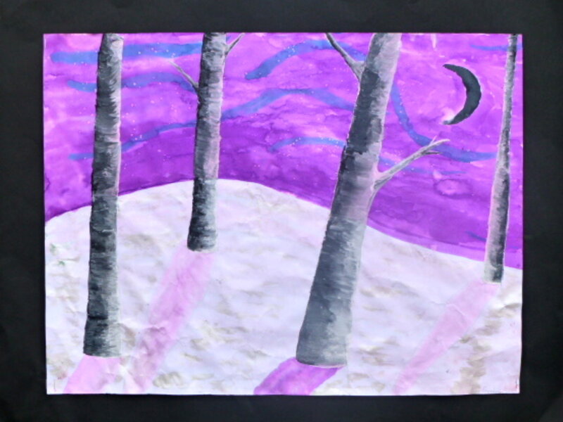 Winter Birch Trees