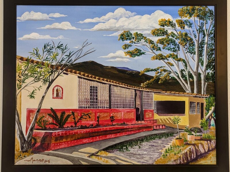 The Old House of Sanare. Acrylic on Canvas. Painted in 2018