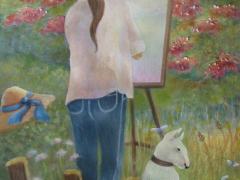 Painting, Poppies, & Patience