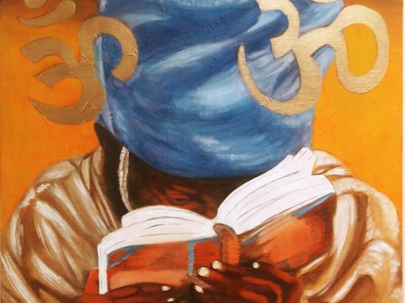 Acrylic on canvas painting