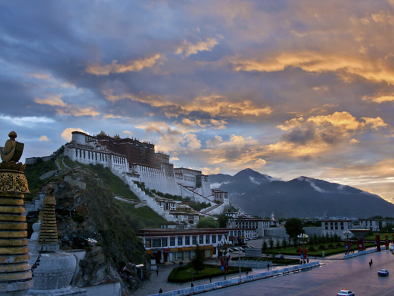 The Potala Palace, Tibet (front view)