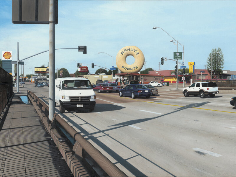 Photo of painting "Randy's Donuts" by David Holmes