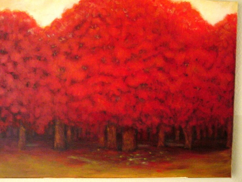Red Autumn Trees