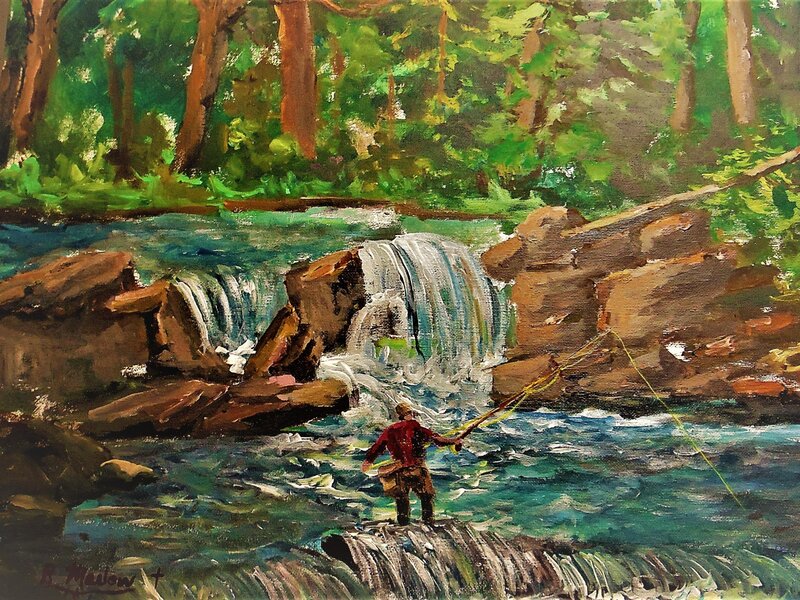 Fly Fishing the creek