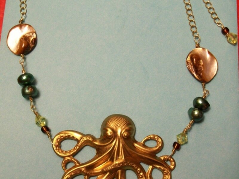 Octopus necklace
