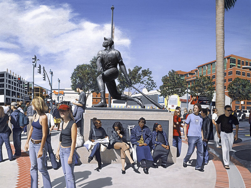 Photo of painting "Say Hey Willie" by David Holmes