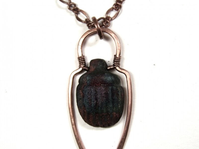 Marakuba Scarab Pendant Necklace