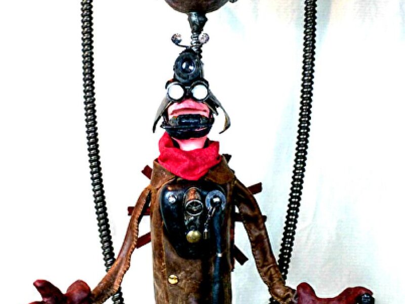 Steampunk sculpture