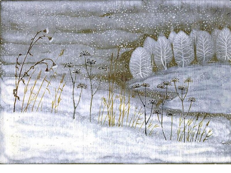 First snow. Creak. 