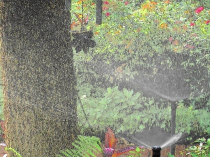 Sprinkler System Showing Off