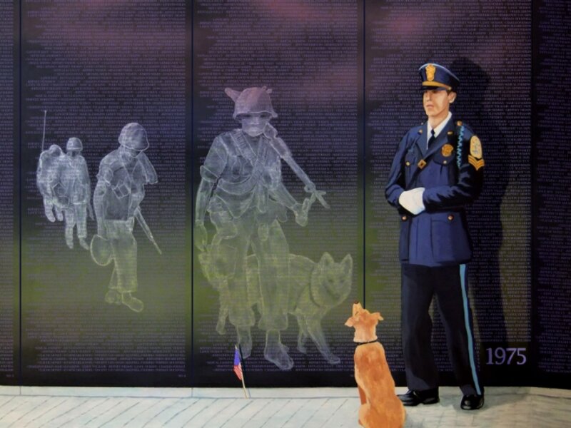 "Summon the Heros and Give Thanks" (The Vietnam War Memorial, Washington D.C. 